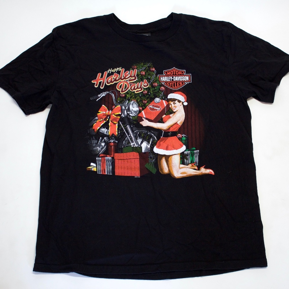 Happy Harley Days Holidays Christmas Tee